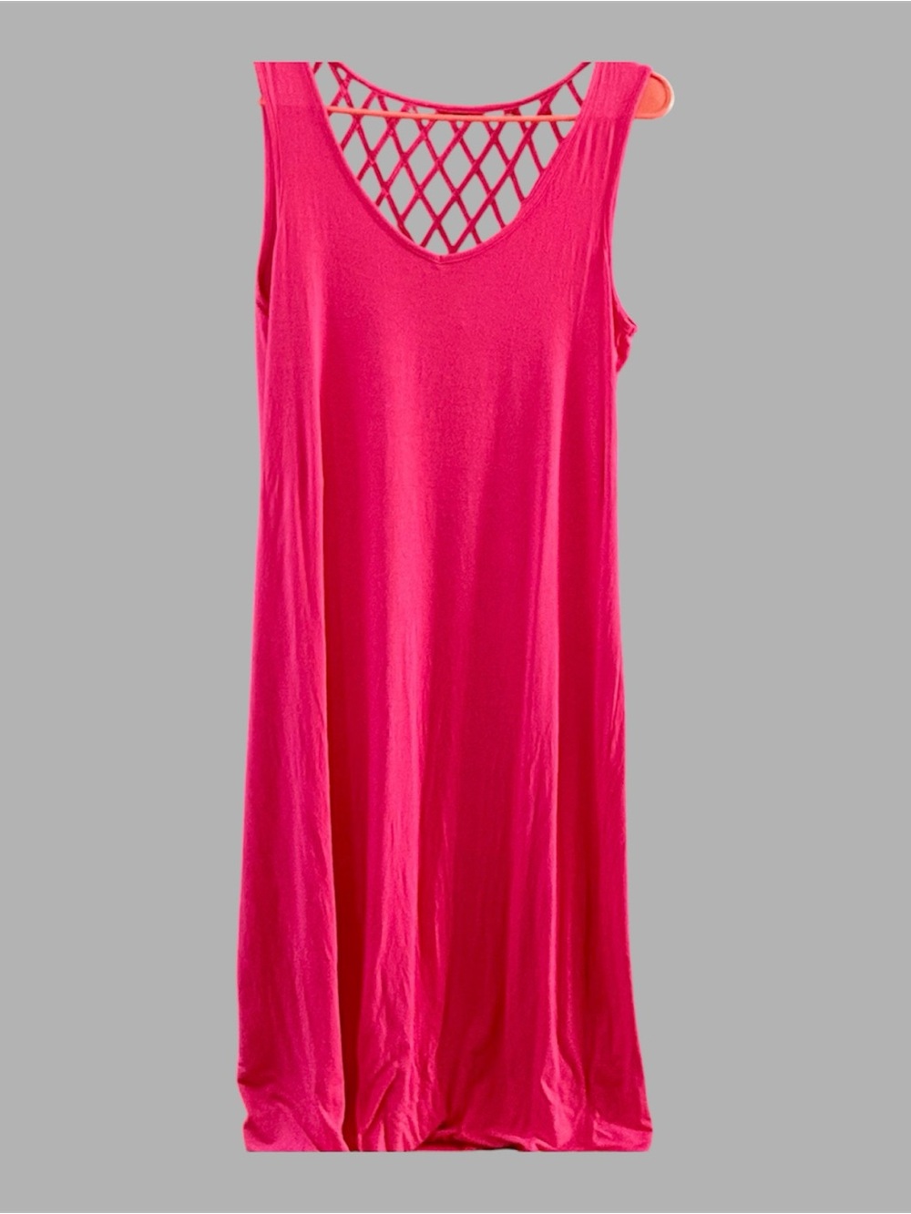 Cable and Guage Hot Pink Maxi Dress Size Medium